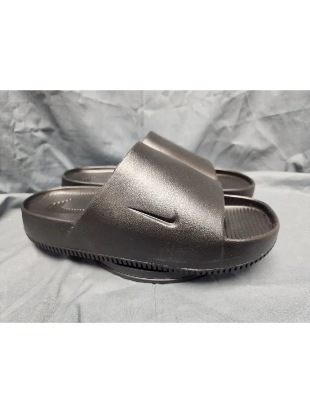 Nike Calm Slide Triple Black FD4116 001 Men's Size 9 NEW w/TAGS NO BOX!